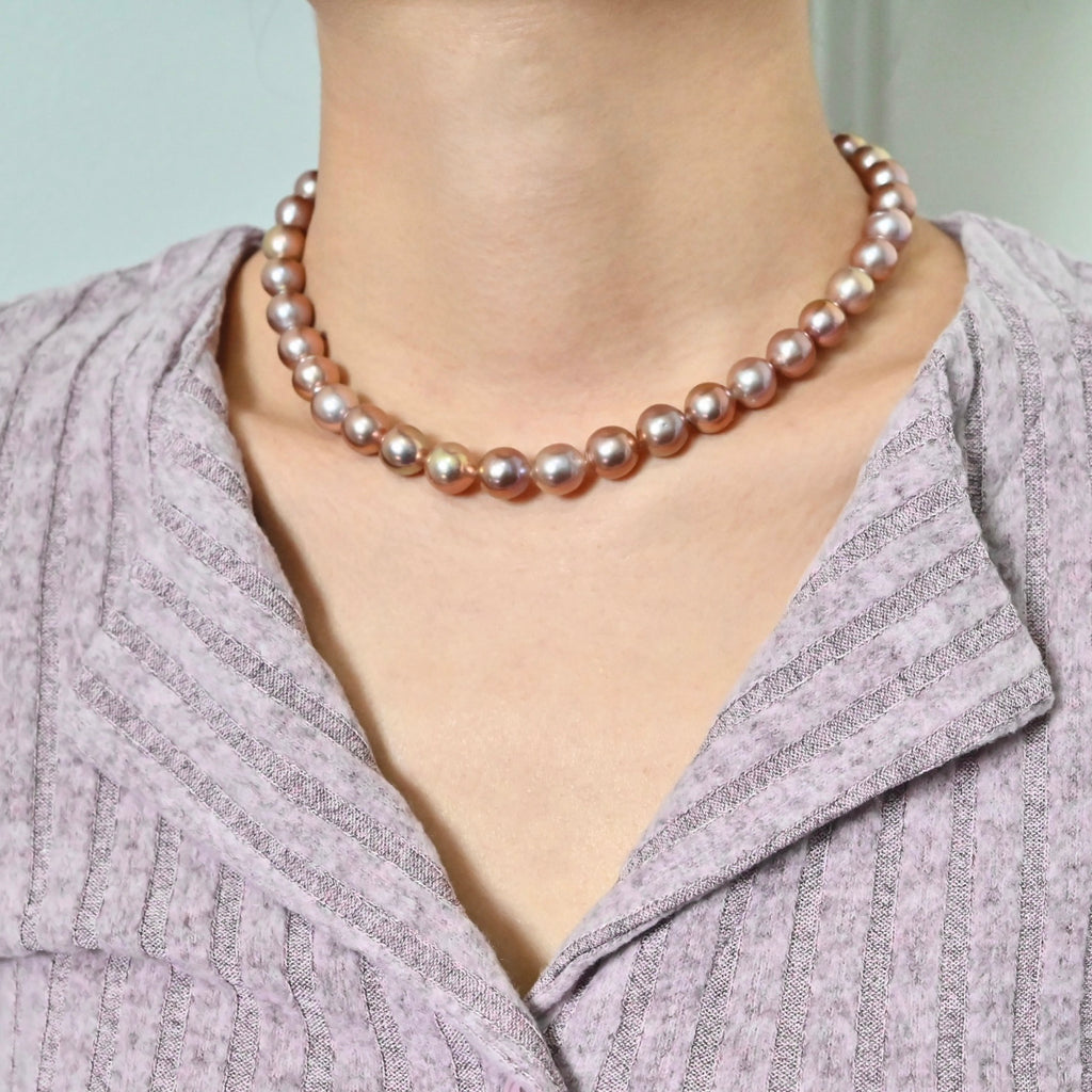 Light Purple Freshwater Pearl Necklace