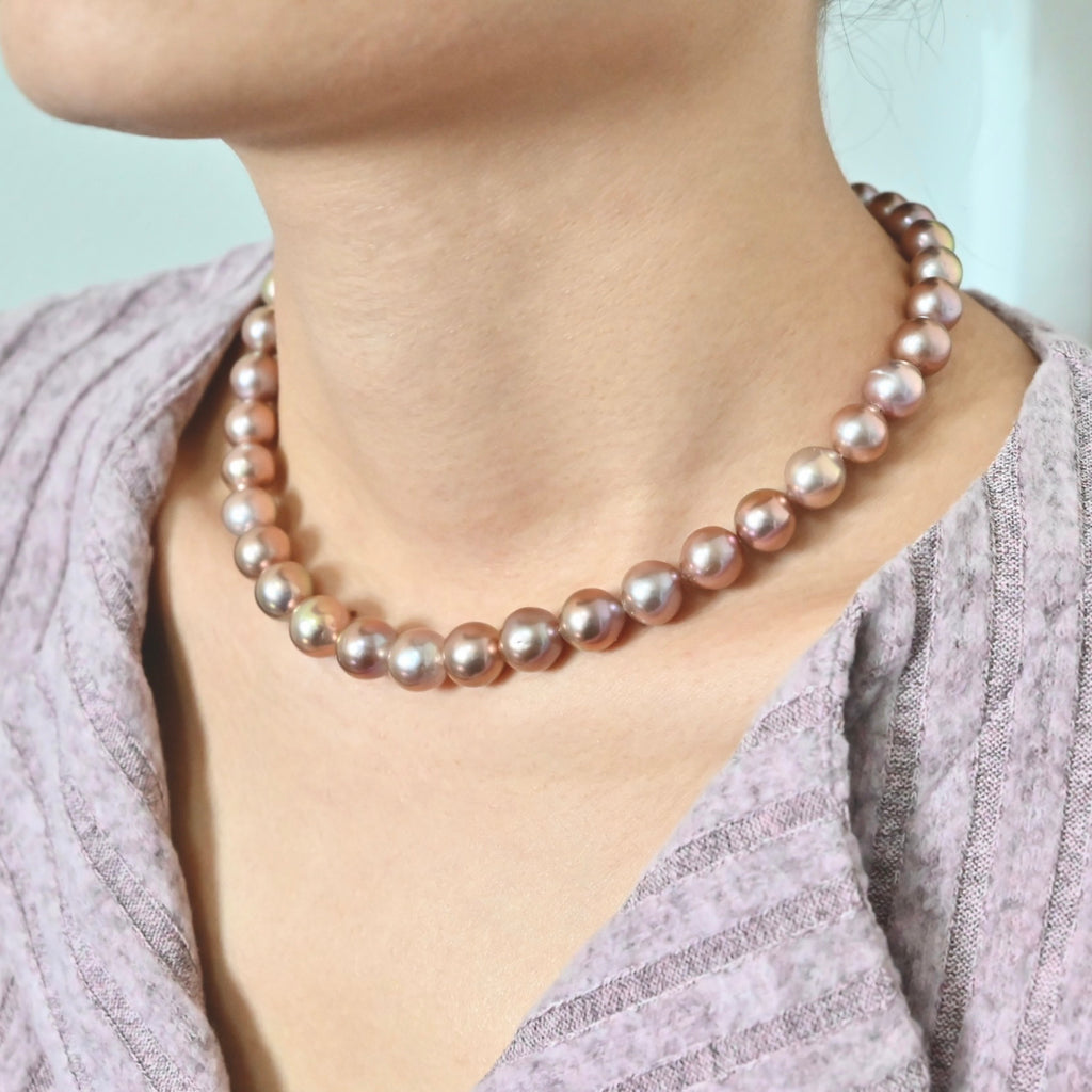 Light Purple Freshwater Pearl Necklace