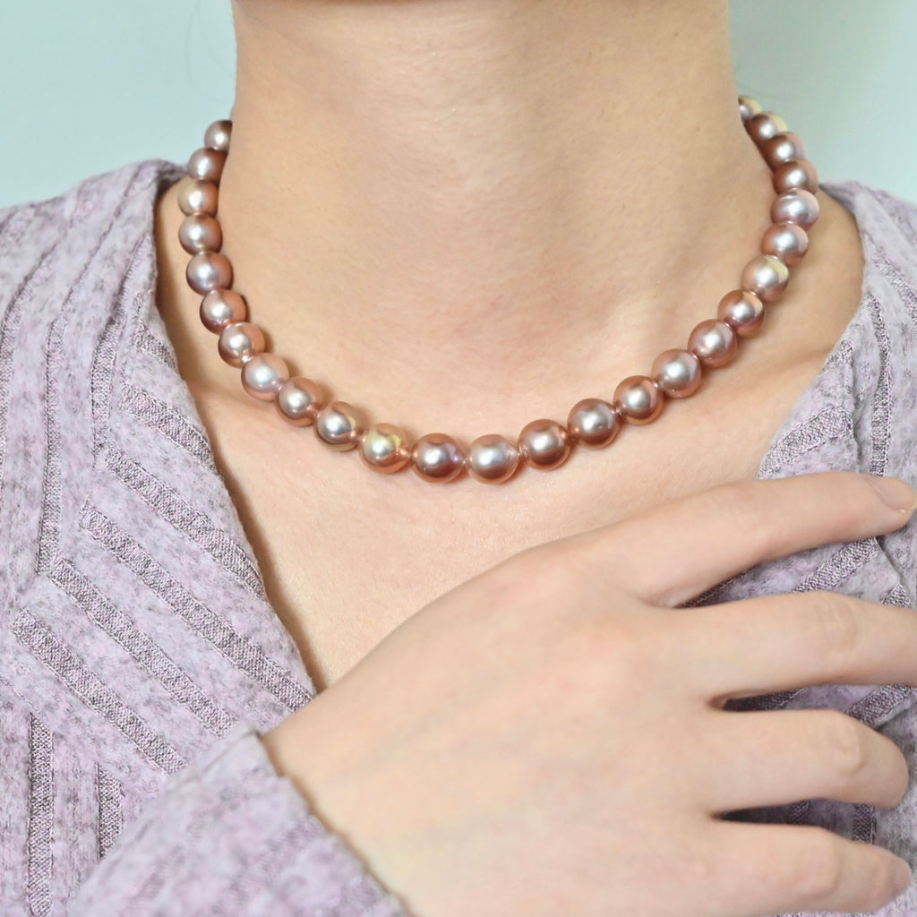 Light Purple Freshwater Pearl Necklace