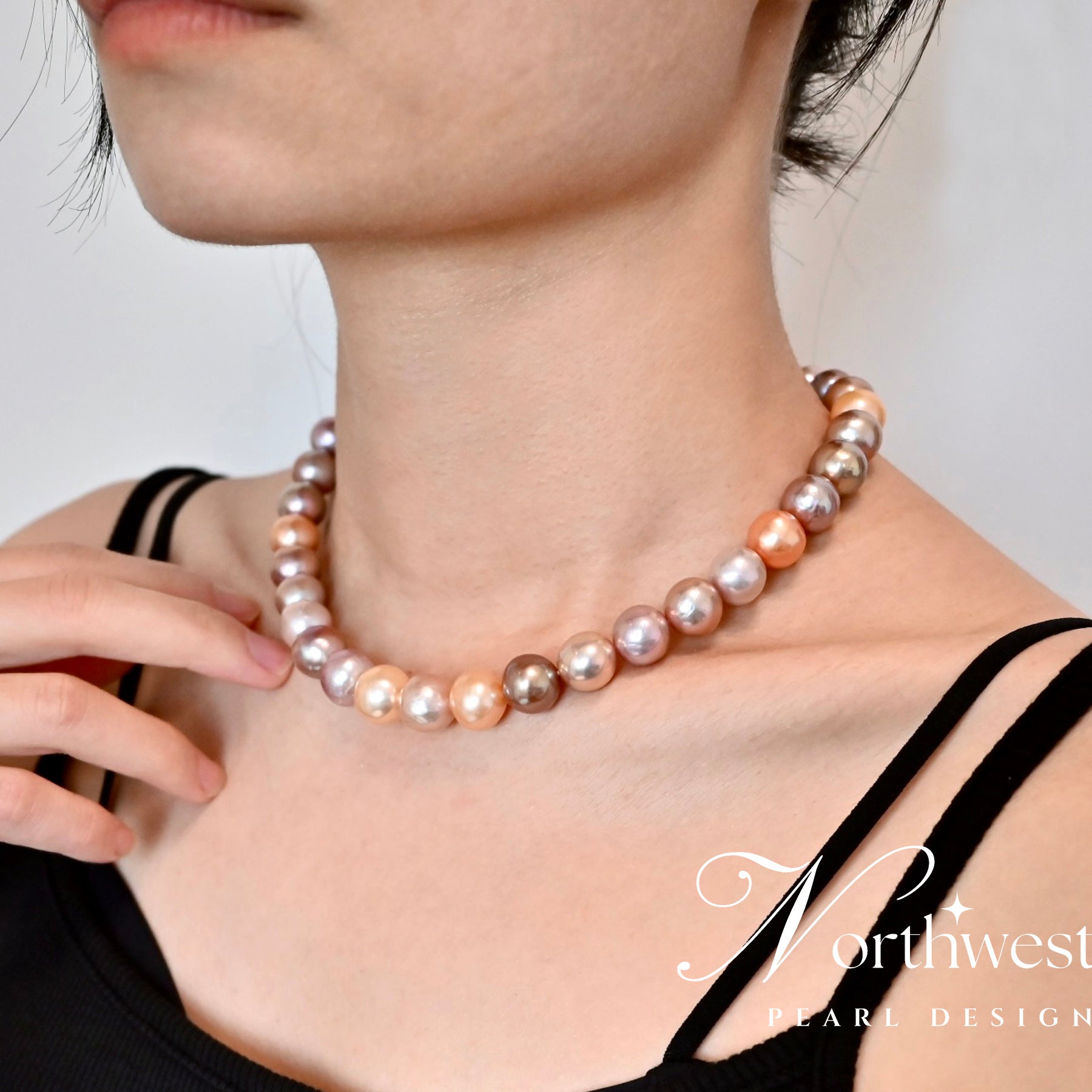 Mixed Color Freshwater Pearl Necklace