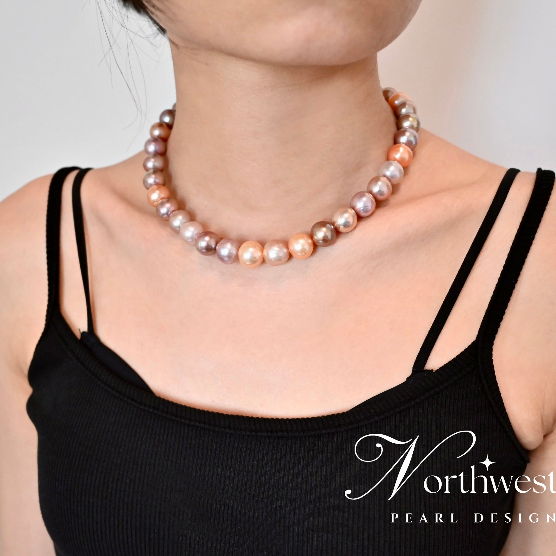 Mixed Color Freshwater Pearl Necklace