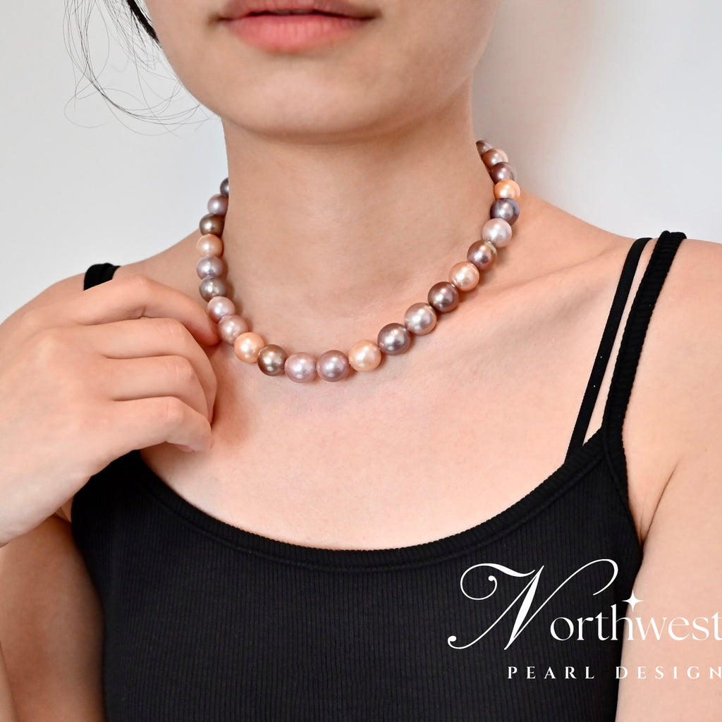 Mixed Color Freshwater Pearl Necklace