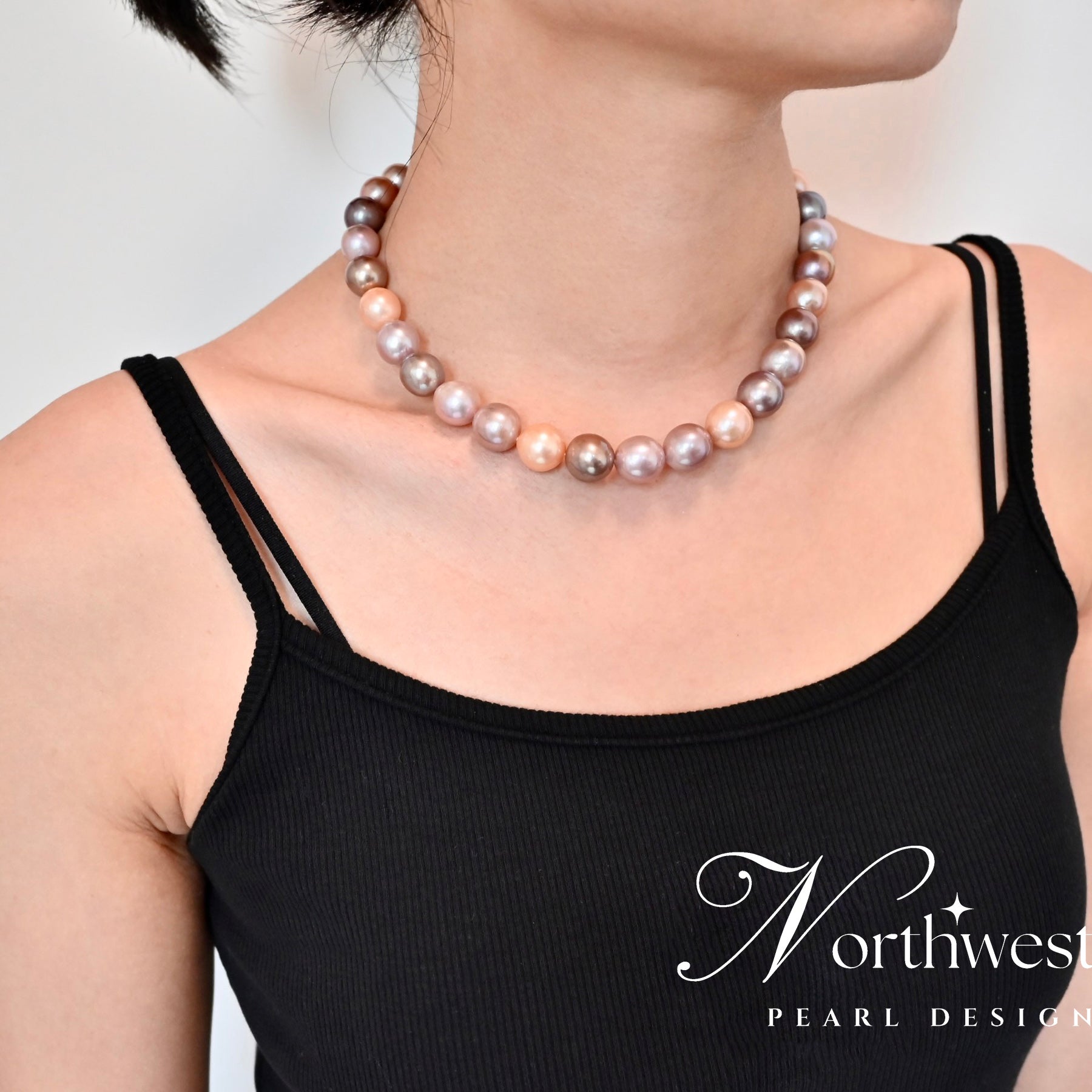Mixed Color Freshwater Pearl Necklace