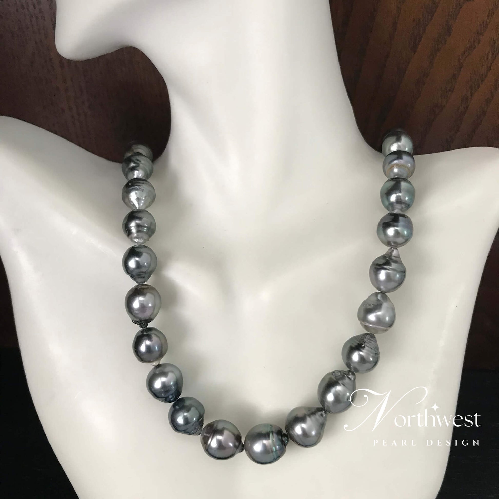 Black Tahitian Pearl Necklace