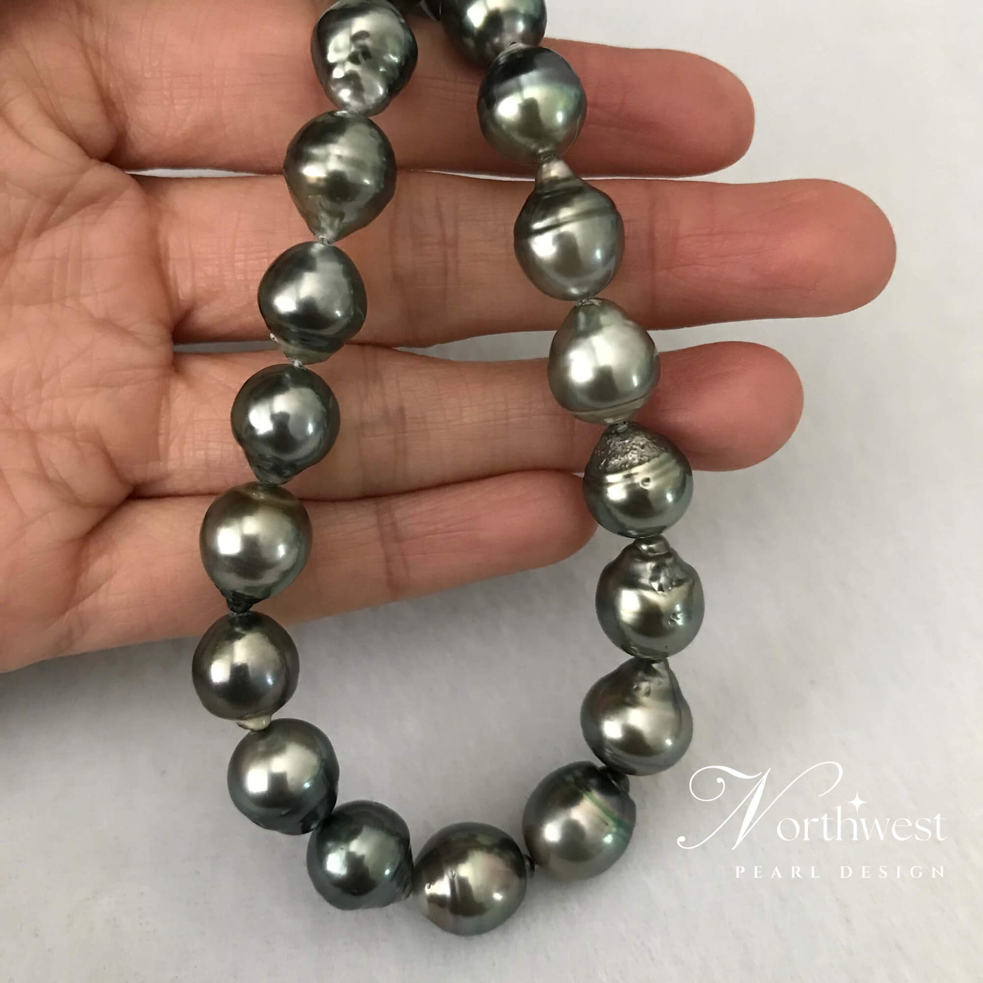 Black Tahitian Pearl Necklace