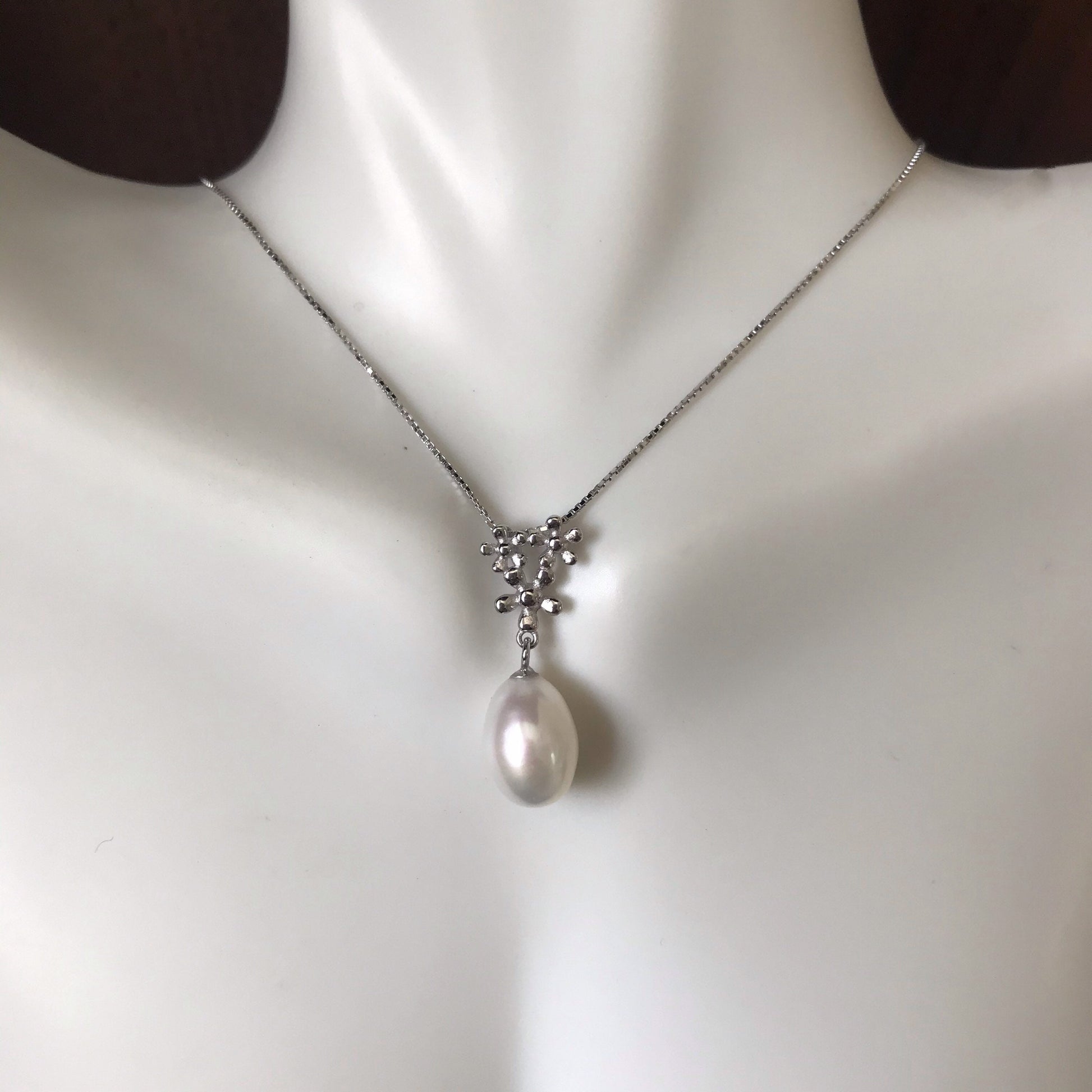 Freshwater Pearl Necklace,Pearl necklace,Wedding pearl necklace,Bridesmaids gift pearl necklace