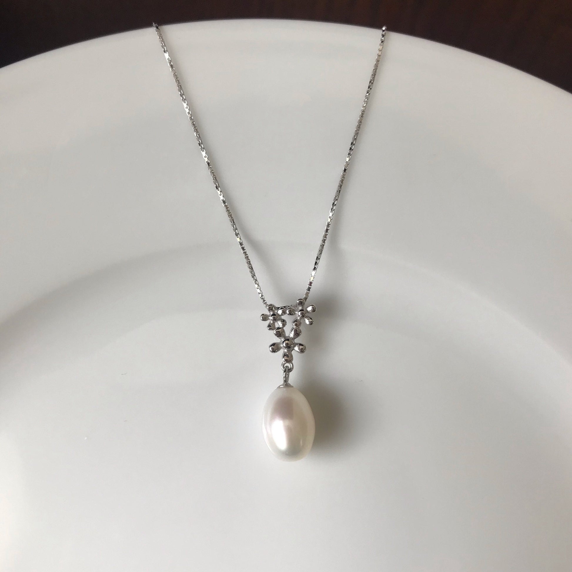 Freshwater Pearl Necklace,Pearl necklace,Wedding pearl necklace,Bridesmaids gift pearl necklace